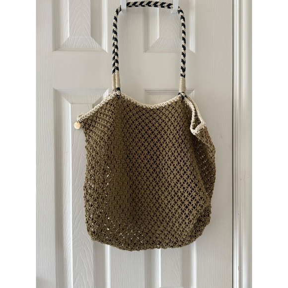 Clare V Le Weekend Straw Tote Woven Raffia Beach Market Bag France Chic - Picture 7 of 7